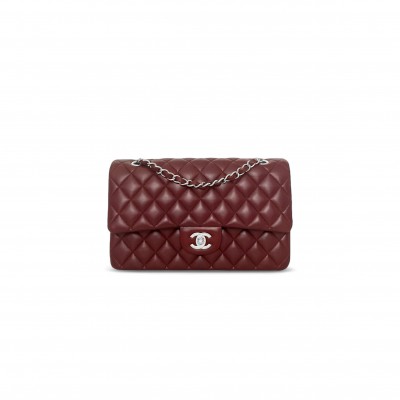 CHANEL MEDIUM LAMBSKIN CLASSIC DOUBLE FLAP BAG A01112  (25.5*15.5*6.5cm)